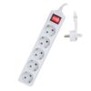 EWENT EW3955  Regleta 5 Tomas / 1 interruptor 1.5m