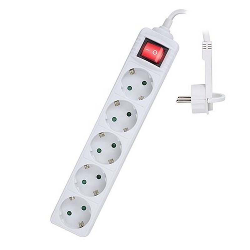 EWENT EW3955 Regleta 5 Tomas / 1 interruptor 1.5m EWENT EW3955 Regleta 5 Tomas / 1 interruptor 1.5m