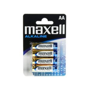 Maxell Pila Alcalina 1.5V Tipo AA Pack4