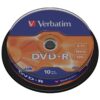 Verbatim DVD-R 4.7GB 16x Tarrina 10Uds