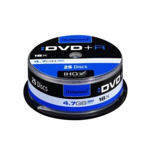 Intenso DVD+R 4.7GB 16x Tarrina 25Uds