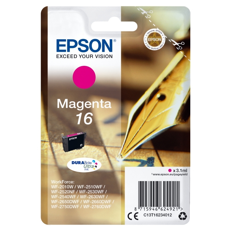 Epson Cartucho T1623 Magenta Epson Cartucho T1623 Magenta