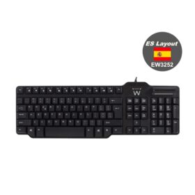 Ewent Teclado USB Con Lector DNI incorporado