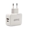 Tooq Cargador de pared doble USB-c+ USB A