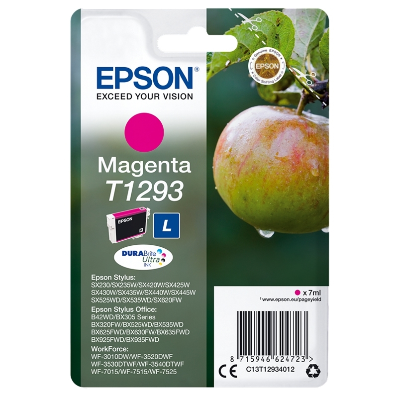 Epson Cartucho T1293 Magenta Epson Cartucho T1293 Magenta