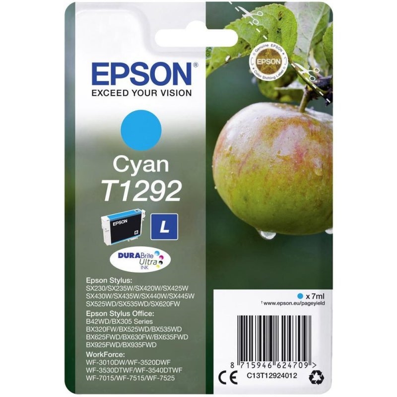 Epson Cartucho T1292 Cyan Epson Cartucho T1292 Cyan