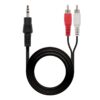 Nanocable Cable Audio Jack 3.5/M-2xRCA/M