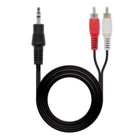Nanocable Cable Audio Jack 3.5/M-2xRCA/M