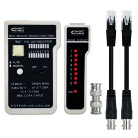 Nanocable Testeador cable RJ11/RJ12/RJ45