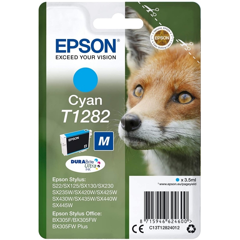 Epson Cartucho T1282 Cyan Epson Cartucho T1282 Cyan