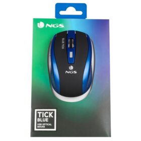 NGS Blue Tick ratón óptico 1600dpi USB Azul