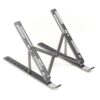 iggual Soporte portátil plegable aluminio gris 17"