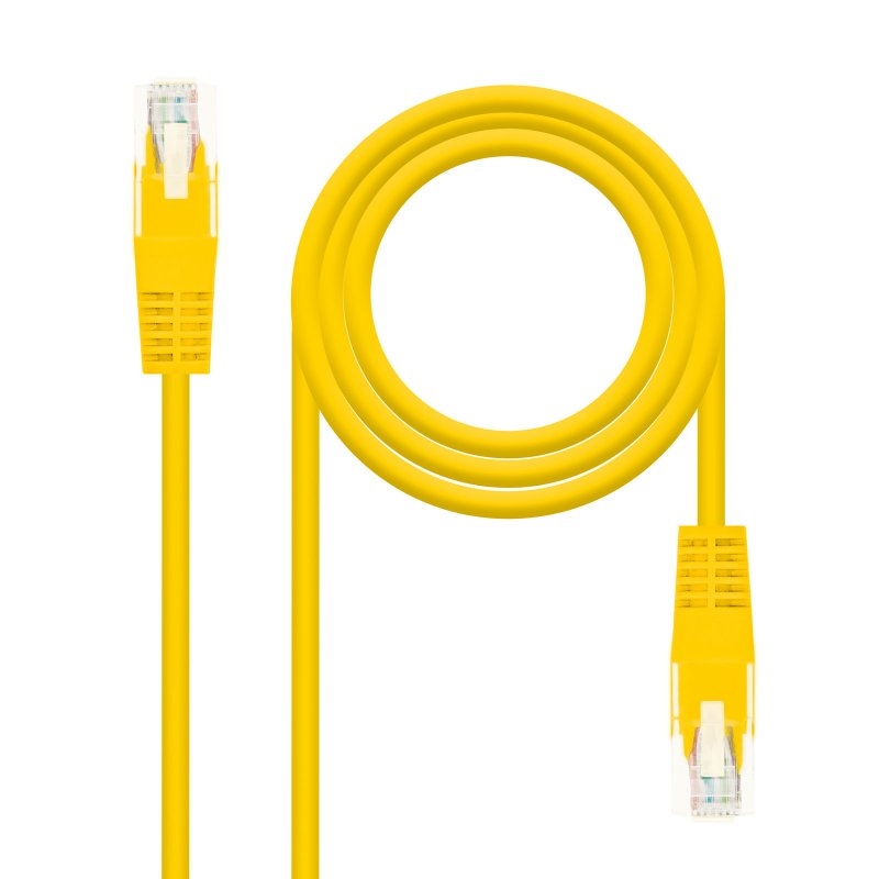 Nanocable Latiguillo Cat.6 UTP 25cm Amarillo Nanocable Latiguillo Cat.6 UTP 25cm Amarillo