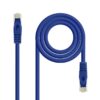 Nanocable Latiguillo LSZH Cat.6A UTP 25cm Azul