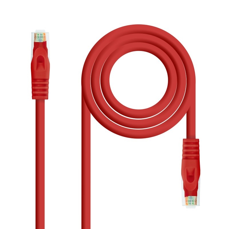 Nanocable Latiguillo LSZH Cat.6A UTP 25cm Rojo Nanocable Latiguillo LSZH Cat.6A UTP 25cm Rojo