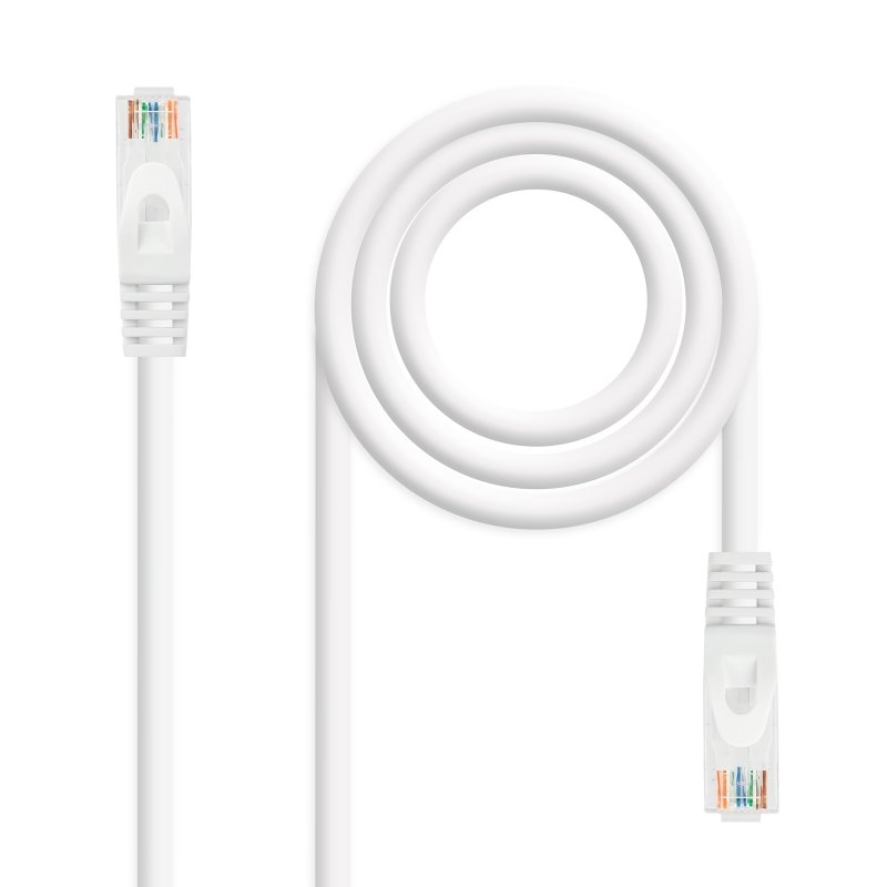 Nanocable Latiguillo LSZH Cat.6A UTP 30cm Blanco Nanocable Latiguillo LSZH Cat.6A UTP 30cm Blanco