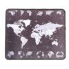 iggual Alfombrilla mapamundi ratón 30x25 cm