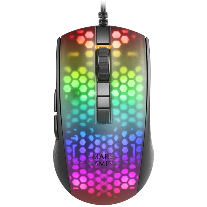 MARS GAMING Raton MMR 12800DPI Black MARS GAMING Raton MMR 12800DPI Black
