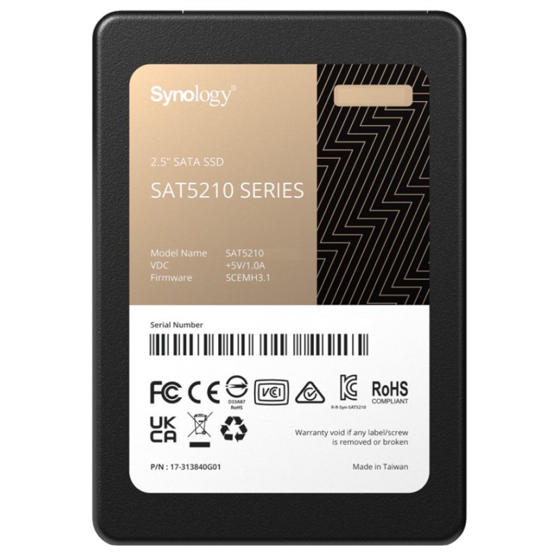 Synology SAT5210-960G SSD SATA de 2 Synology SAT5210-960G SSD SATA de 2