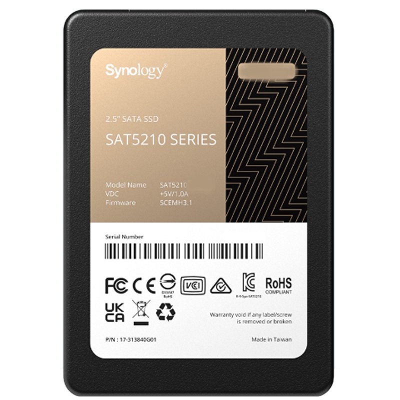Synology SAT5210-480G SSD SATA de 2 Synology SAT5210-480G SSD SATA de 2