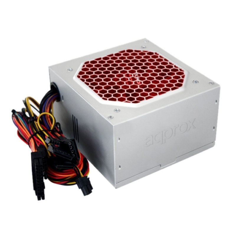 Approx Fuente 500W POWER SUPPLY BOX + CL NICKEL V2 Approx Fuente 500W POWER SUPPLY BOX + CL NICKEL V2