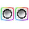 MARS GAMING Altavoces MSCUBE Premium 8W White