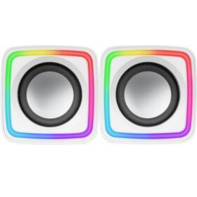 MARS GAMING Altavoces MSCUBE Premium 8W White