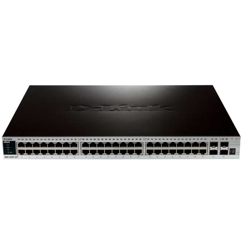 D-Link DGS-3420-52T Switch L2+ 52xGB 4x10GB D-Link DGS-3420-52T Switch L2+ 52xGB 4x10GB