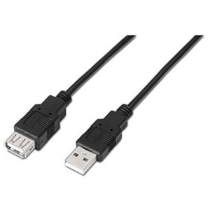 Nanocable Cable USB 2.0 Tipo-A M/H P Negro 1