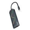 Nanocable Hub USB-C 8en1 USB+USB-C+HDMI+RJ+TF+SD