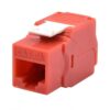 WP Keystone Cat. 6a UTP RJ45/Hembra  Rojo