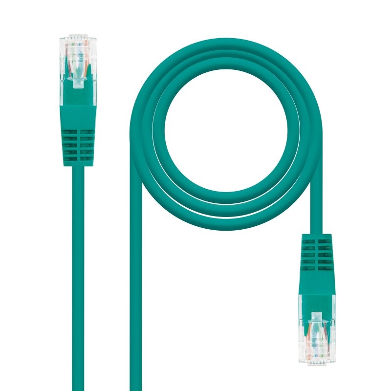 Nanocable Latiguillo RJ45 Cat. 6 UTP 0.5 M Verde Nanocable Latiguillo RJ45 Cat. 6 UTP 0.5 M Verde