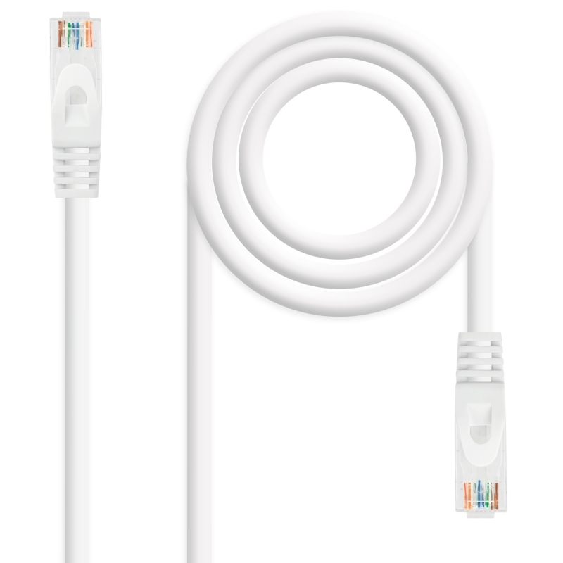 Nanocable Latiguillo Cat. 6A LSZH/UTP 3 M Blanco Nanocable Latiguillo Cat. 6A LSZH/UTP 3 M Blanco