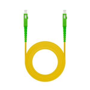 Nanocable Cable fibra SC/APC LSZH Amarillo 1m