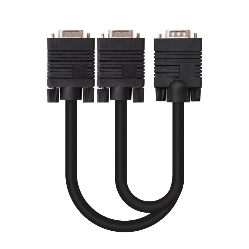 Nanocable Cable Bifurcador SVGA 15M/ 2*15H 45 Cm Nanocable Cable Bifurcador SVGA 15M/ 2*15H 45 Cm