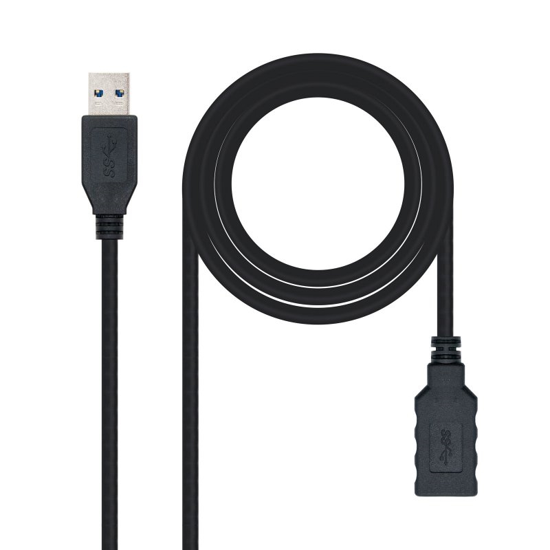 Nanocable Cable USB 3.0 Tipo A/M-A/H Negro 3.0 m Nanocable Cable USB 3.0 Tipo A/M-A/H Negro 3.0 m