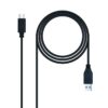 Nanocable Cable USB 3.1 Gen2 USB-C/M-A/M 1