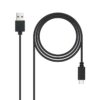 Nanocable Cable USB 2.0 3A Tipo USB-C/M-A/M 3.0M