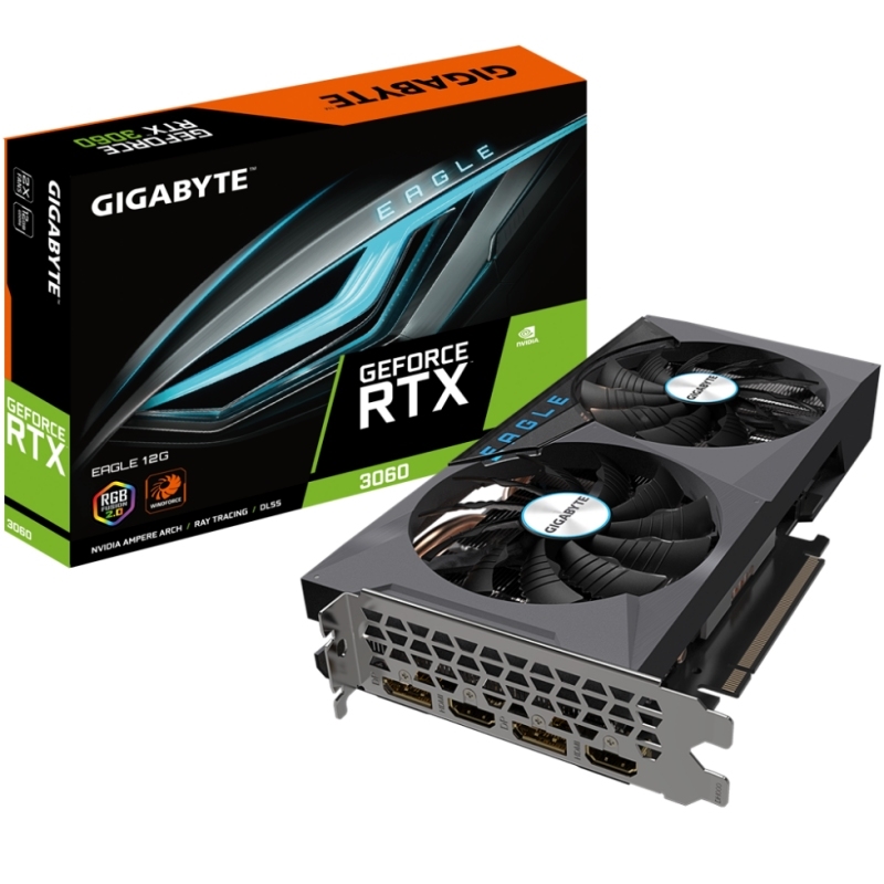 Gigabyte VGA NVIDIA RTX 3060 EAGLE 12G DDR6 LHR Gigabyte VGA NVIDIA RTX 3060 EAGLE 12G DDR6 LHR