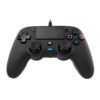 Nacon Mando oficial PS con cable negro ps4