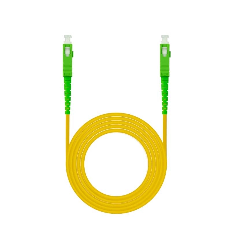 Nanocable Cable fibra SC-APC LSZH Amarillo 100m Nanocable Cable fibra SC-APC LSZH Amarillo 100m