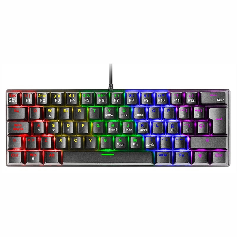 MARS GAMING T. Mecanico MK60 Switch Red. Black MARS GAMING T. Mecanico MK60 Switch Red. Black