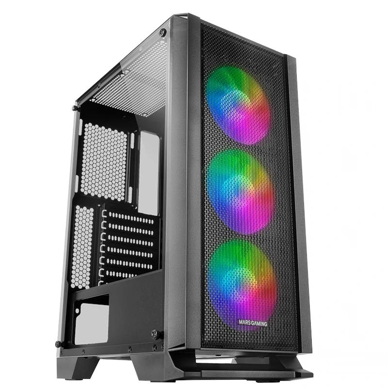 MARS GAMING CAJA MCC ATX FRONT MESH BLACK MARS GAMING CAJA MCC ATX FRONT MESH BLACK