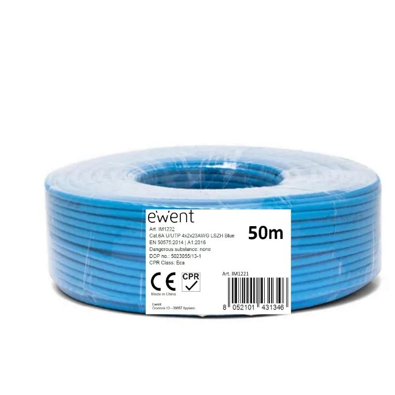 Ewent Bobina Cable Red CAT6A U/UTP Ewent Bobina Cable Red CAT6A U/UTP