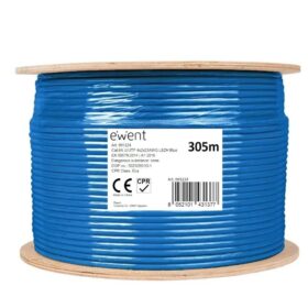 Ewent Bobina Cable Red CAT6A U/UTP
