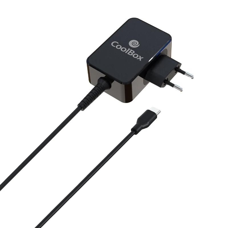 COOLBOX ALIMENTADOR PORTATIL 65W + PD USB-C GAN COOLBOX ALIMENTADOR PORTATIL 65W + PD USB-C GAN