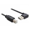 Delock Cable easy-usb 2.0-a male angled  usb 2.0-b