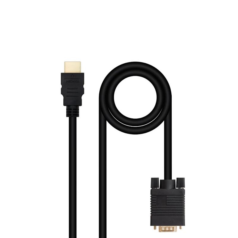 Nanocable Conversor HDMI a VGA M-M Nanocable Conversor HDMI a VGA M-M