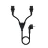 Nanocable Cable aliment. CEE7/M a 2xC13/H 1