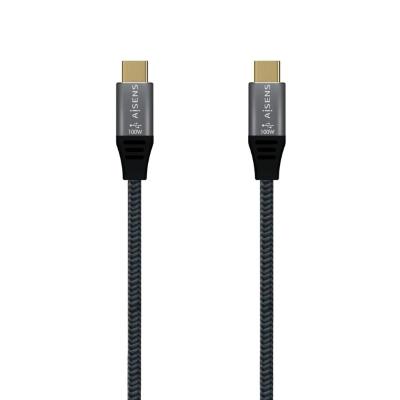Aisens Cable Usb 3.2 Gen2X2 8K C/M-C/M Gris 1.5M Aisens Cable Usb 3.2 Gen2X2 8K C/M-C/M Gris 1.5M